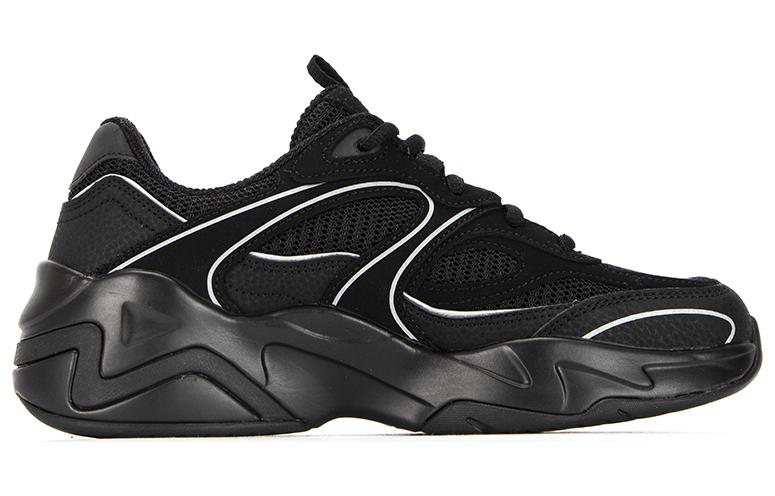 (WMNS) Skechers DLITES Hyper Burst 'Black Silver' 149983-BKSL
