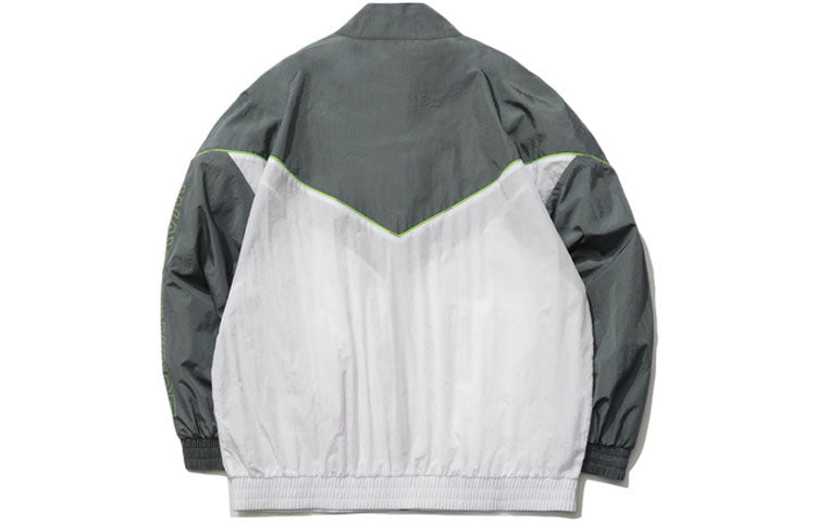 Li-Ning Way Of Wade Logo Sports Jacket 'Grey White' AJDR193-2