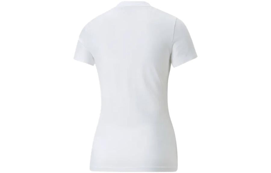 (WMNS) PUMA Classics Slim T-Shirt 'White' 535610-02