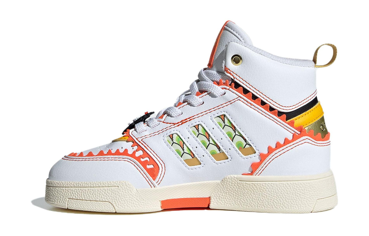 (GS) adidas Originals Drop Step EL C 'White Orange' IF9367
