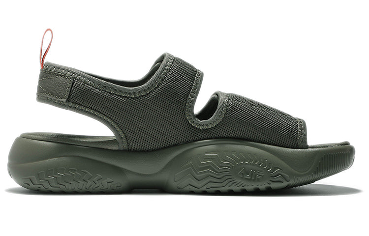 FILA Thick Sole Velcro Green Korean Version Unisex Sandals 1SM01562D_207