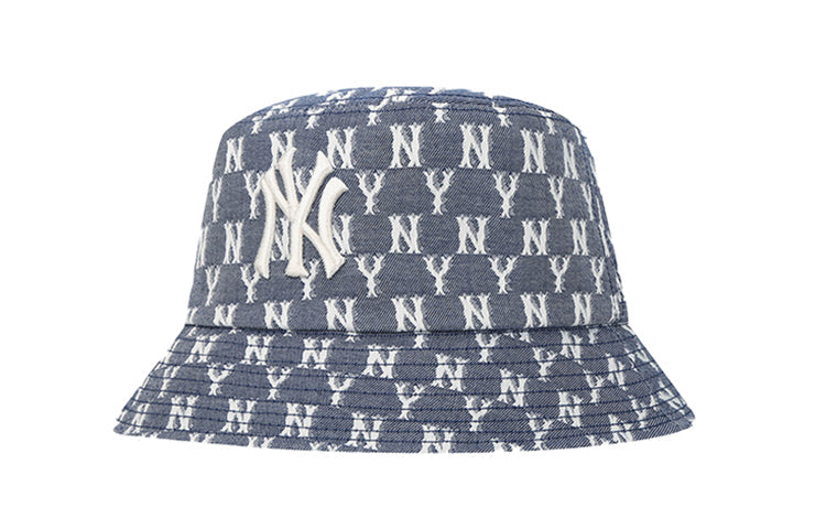 MLB Full Print Alphabet Retro Denim Navy Blue yc 32CPHV011YC