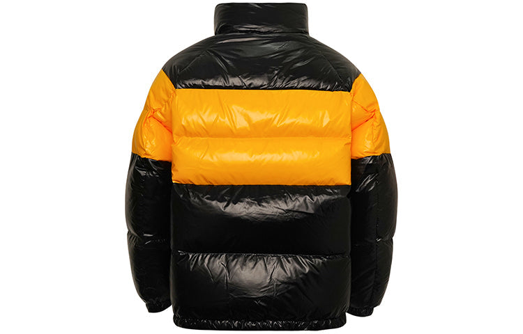 New Balance Reversible Puffer Coat Asia Sizing 'Black Yellow' NP943013-MY