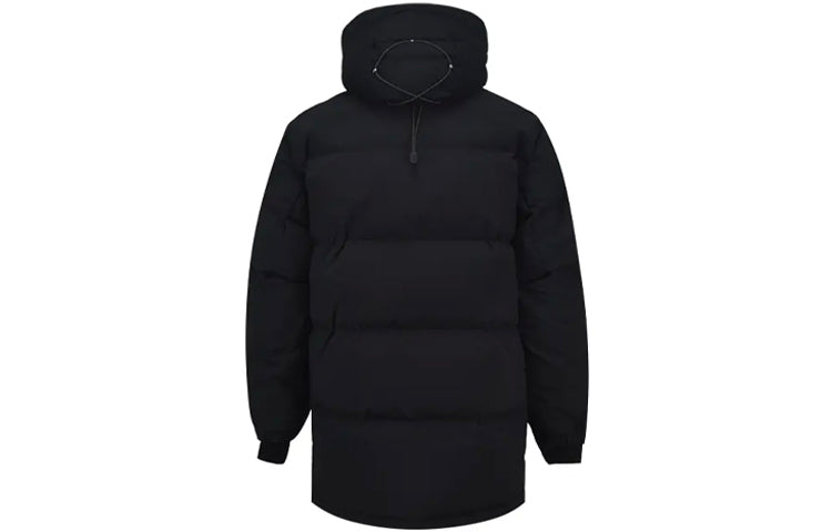 New Balance Winter Hooded Thickened Long Down Jacket Asia Sizing 'Black' NCNPA43111-BK