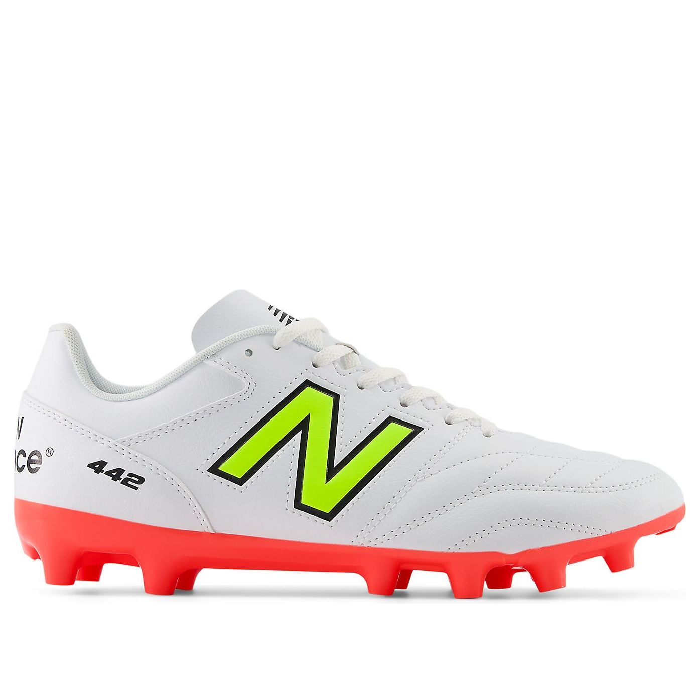 New Balance 442v2 Academy HG 2E 'White Neo Flame Pixel Green' MS43HIB2