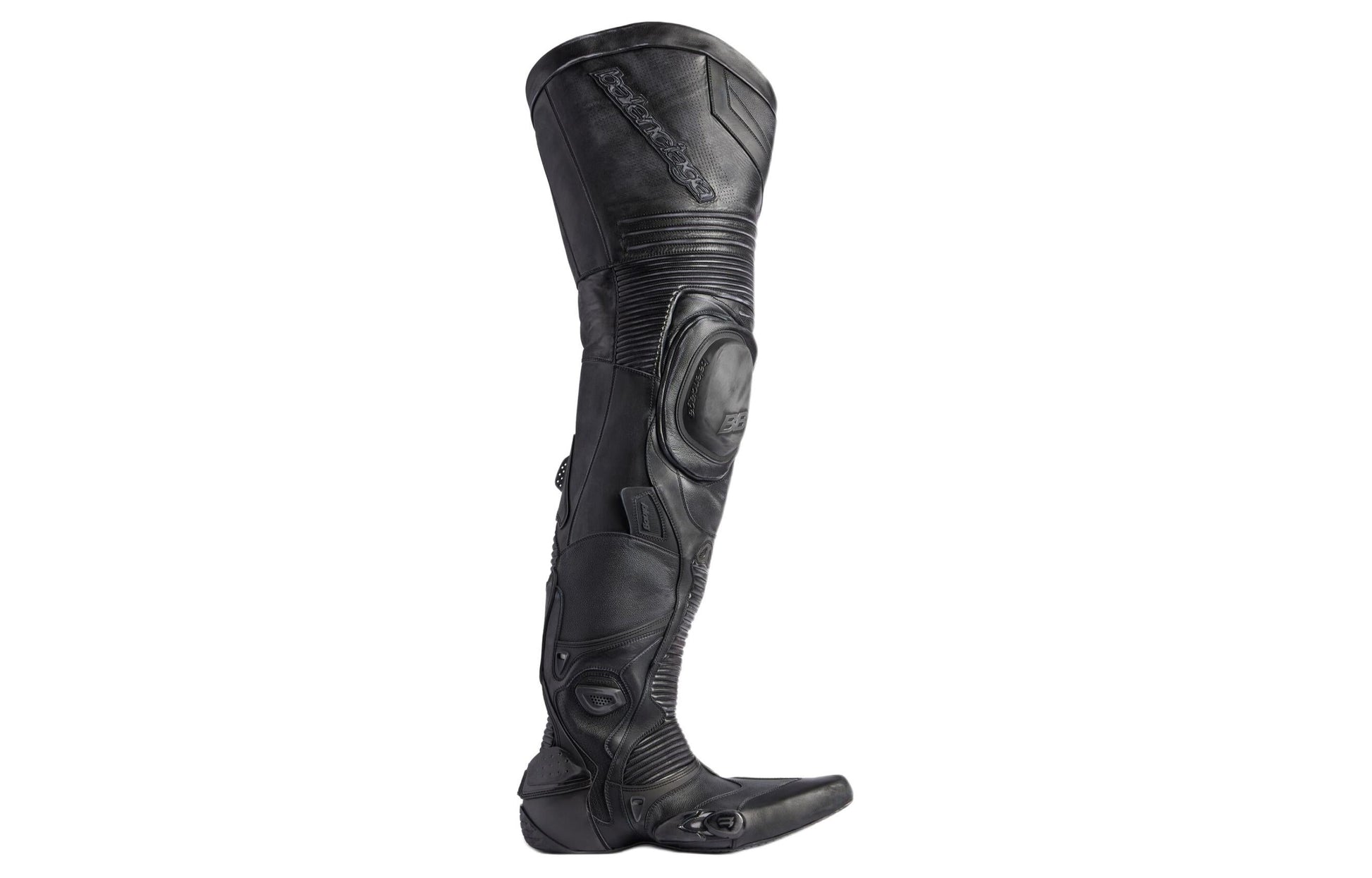 Balenciaga Biker Over-the-knee Boots 'Black' 771185WB6A21000