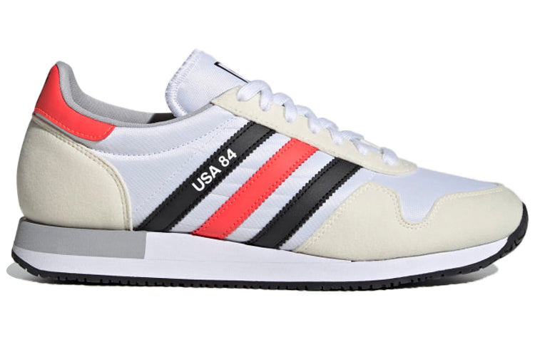 adidas originals USA 84 'White Black Red' FX9327