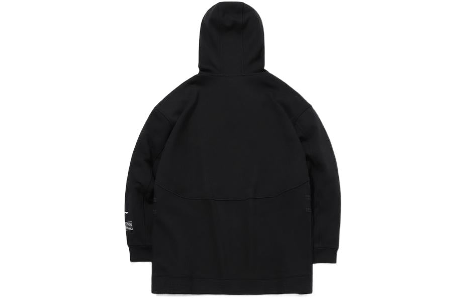 Li-Ning x Dragon Crossover Series Loose Contrast Color Stitching Pullover Black AWDQ933-4