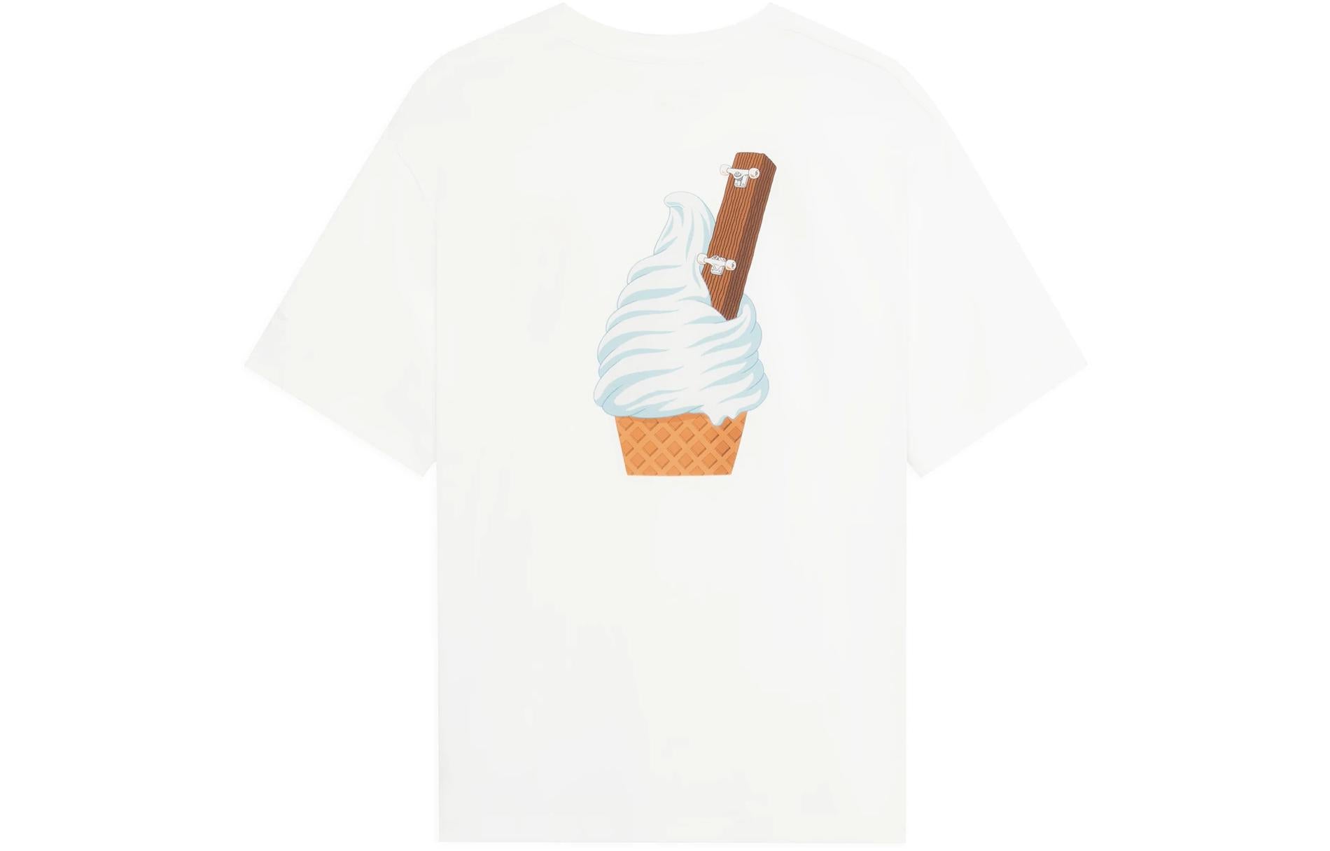 Li-Ning x Phil Hackett Ice Cream Graphic T-shirt 'White' AHSS859-2