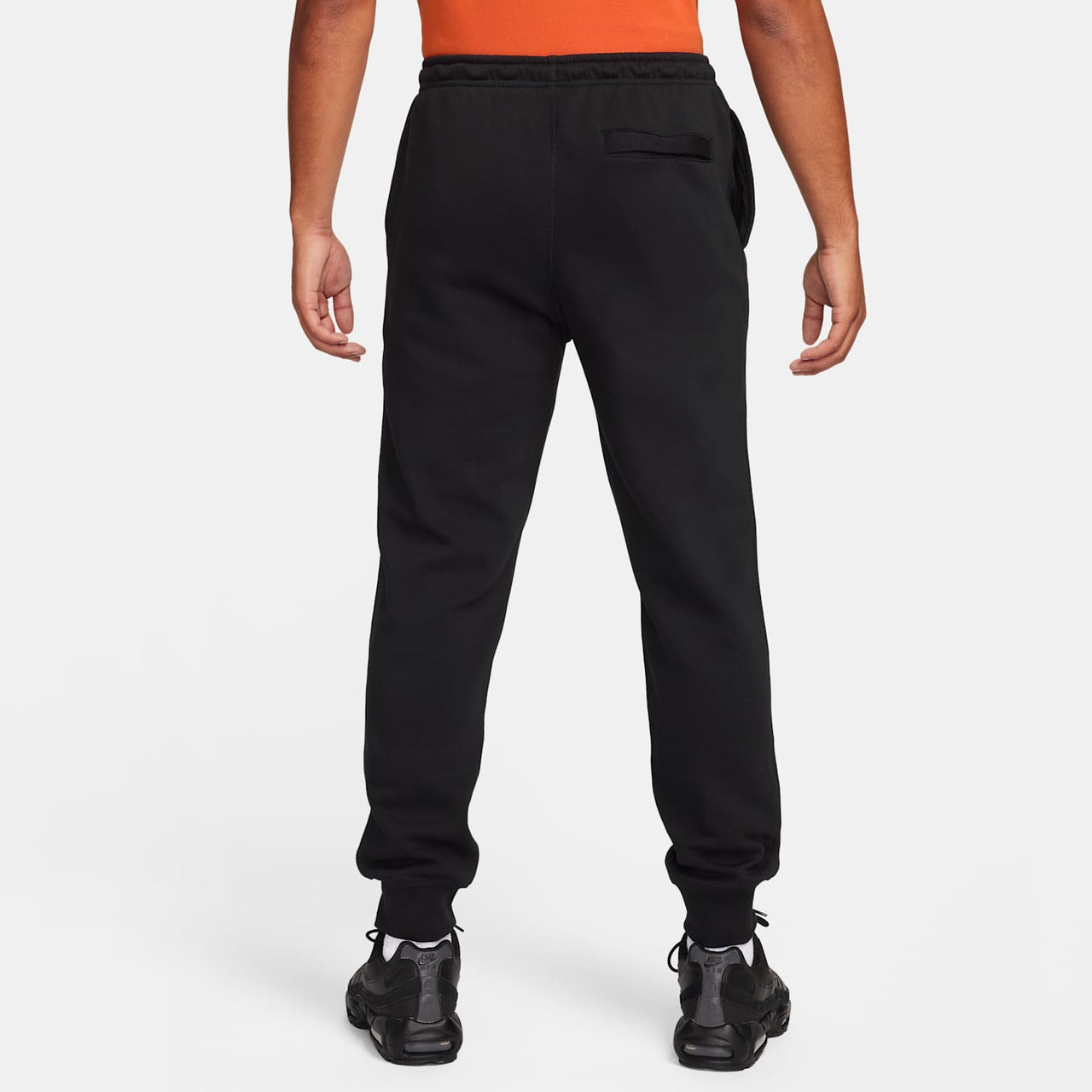 Nike Club Fleece Jogger 'Black Safety Orange' FN3094-010