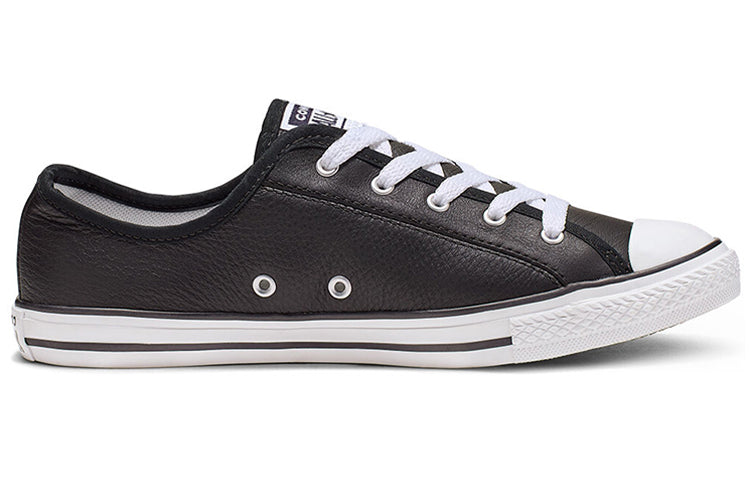 (WMNS) Converse Chuck Taylor All Star Dainty Low Shoes Black/White 564985C