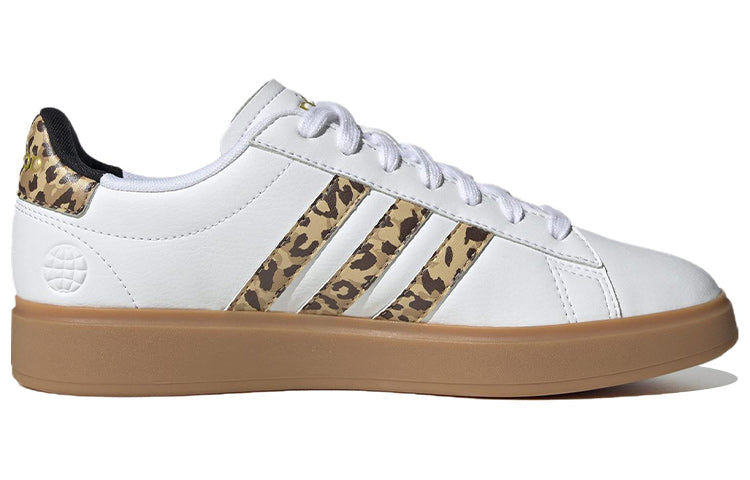 (WMNS) adidas neo Grand Court 'White Brown' HP9410