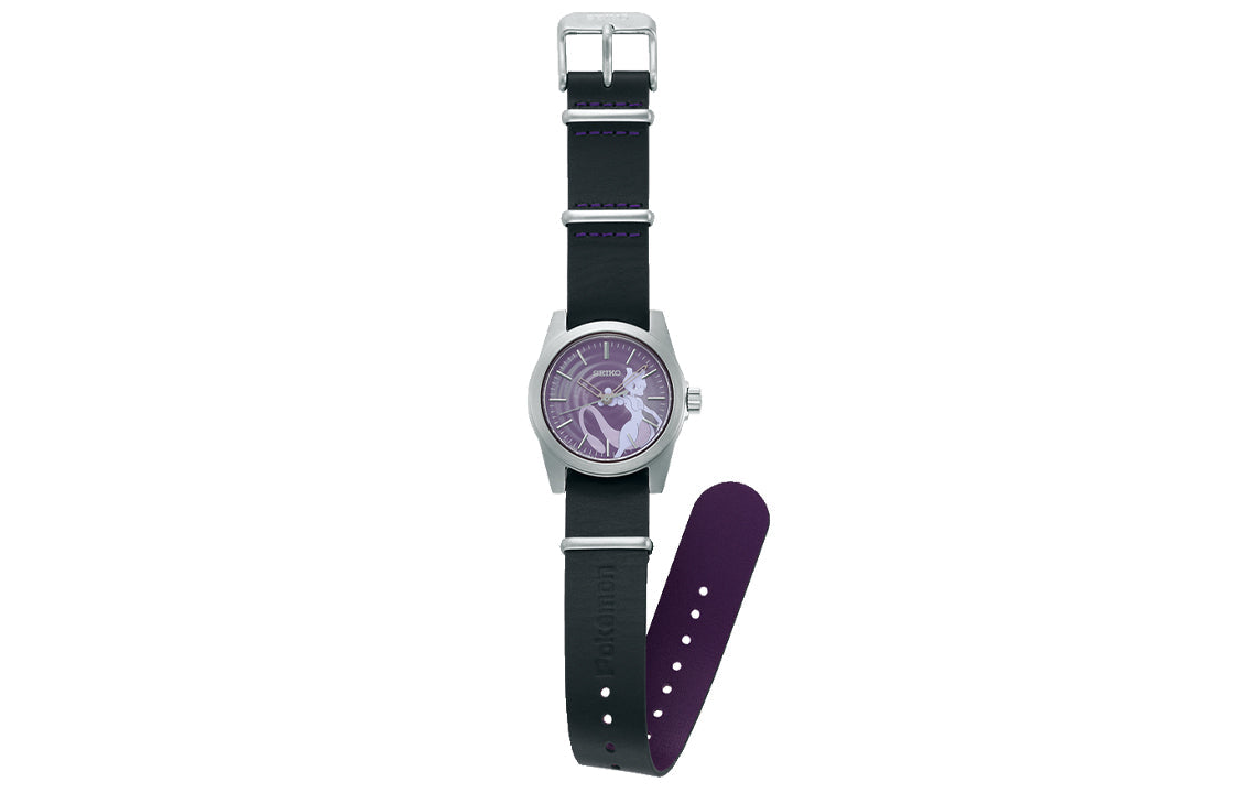 SEIKO Pokmon Pikachu Crossover Limited Watch Black Purple SCXP181