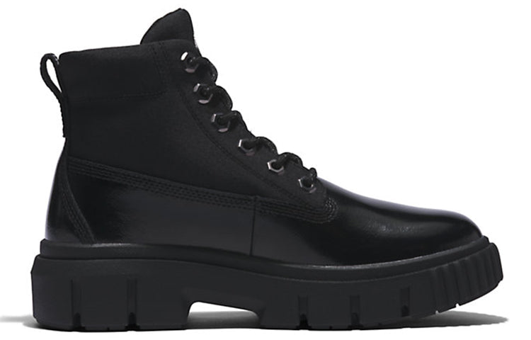 (WMNS) Timberland Greyfield Boot 'Black Leather' A2KEZ001