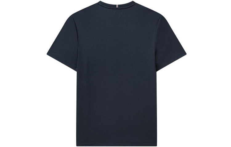 FILA Logo Printing Sports Loose Short Sleeve Blue F11M121104F-NV