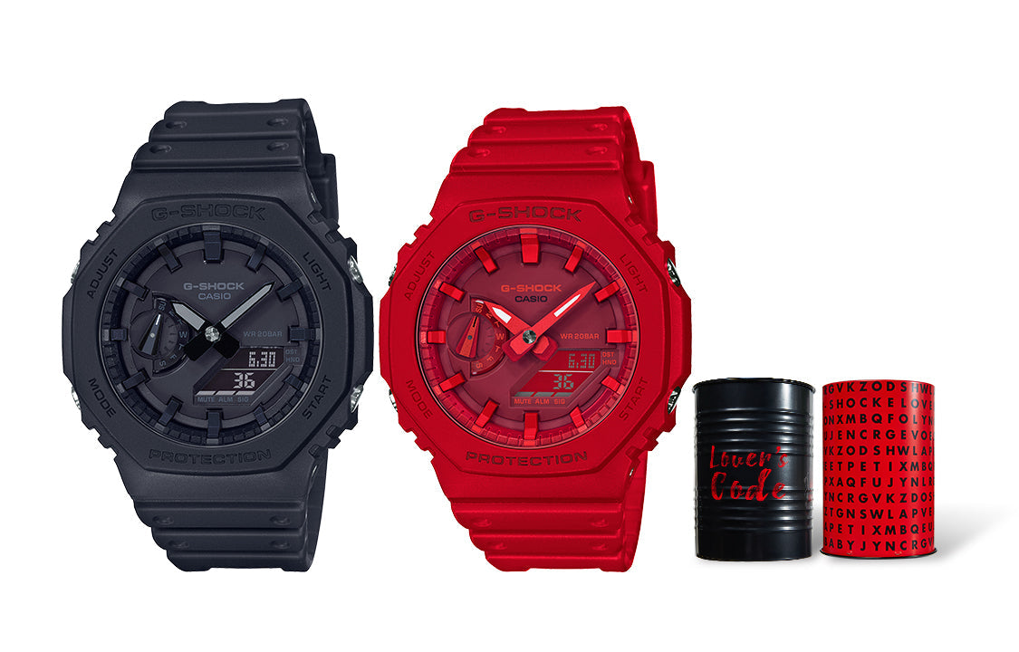 CASIO G-Shock Analog 'Black & Red' LOVERS-TOOLKIT