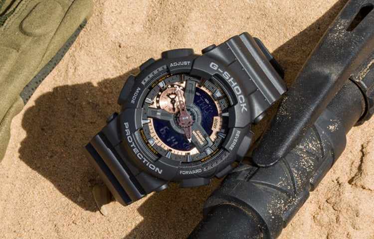 CASIO G-Shock Analog-Digital 'Black' GA-110RG-1A