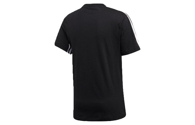 Men's adidas Sports Stylish logo Short Sleeve Black T-Shirt FQ2023
