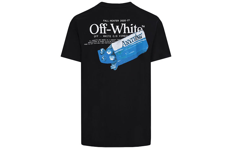 Off-White Pascal Medicine Tee Men's Black OMAA027F20FAB0051010
