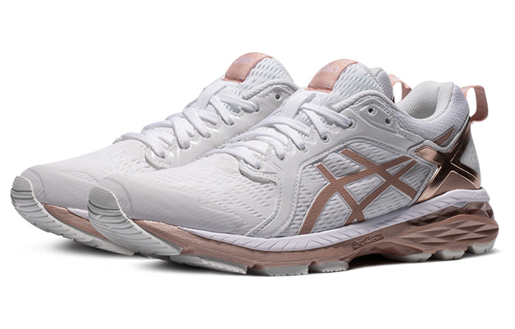 (WMNS) ASICS Gt-motor Platinum Sport Shoes White/Gold 1012B081-100
