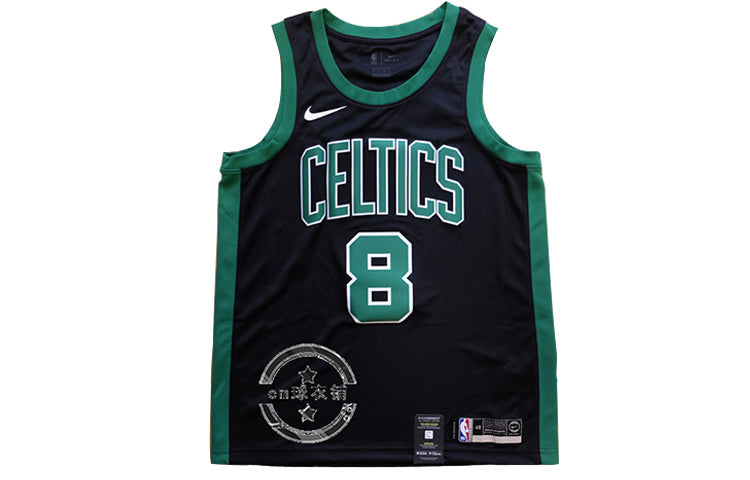 Nike Boston Celtics NBA Version SW Fan Edition Jersey Black 877198-018