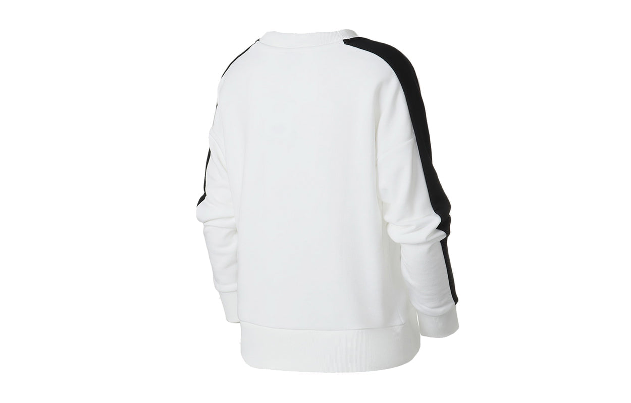 (WMNS) PUMA Classics T7 Crew Regular Fit Printing Round-neck Sweatshirt White 599226-02