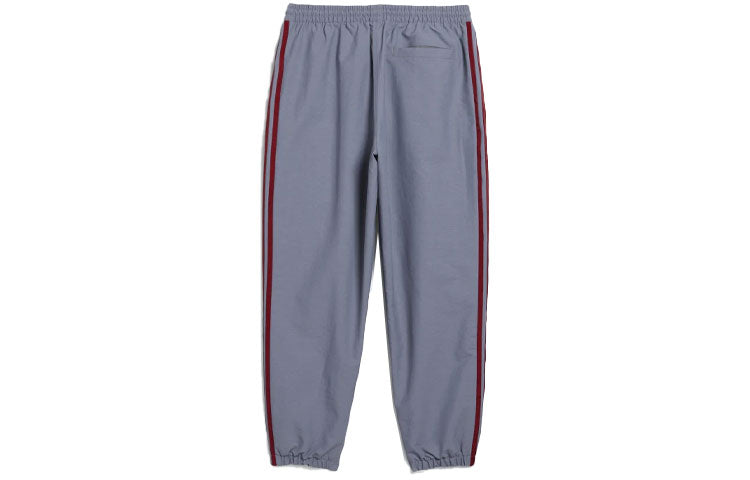 Men's adidas originals Retro Contrasting Colors Stripe Sports Pants/Trousers/Joggers Gray GR8763