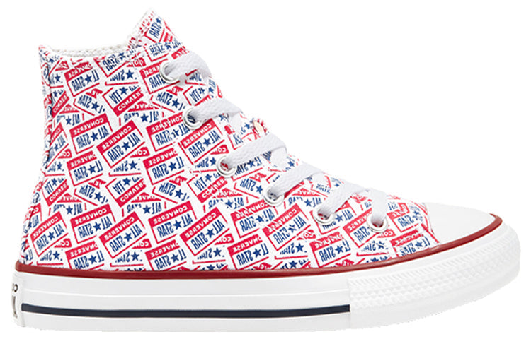 Converse Kids' Chuck Taylor All Star License Plate High Top Blue/Red 667089F