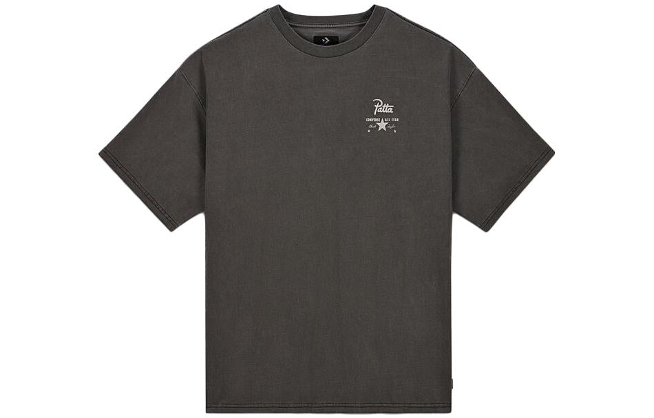 Converse x Patta Four-Leaf Clover Short Sleeve T-Shirt Asia Sizing 'Black' 10024663-A01