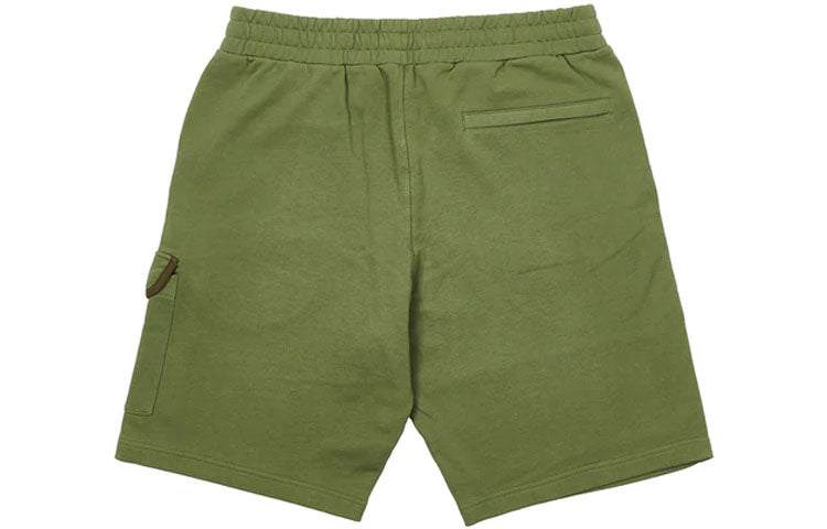Palace Giant Woven Label Shorts 'Olive' P22ST072
