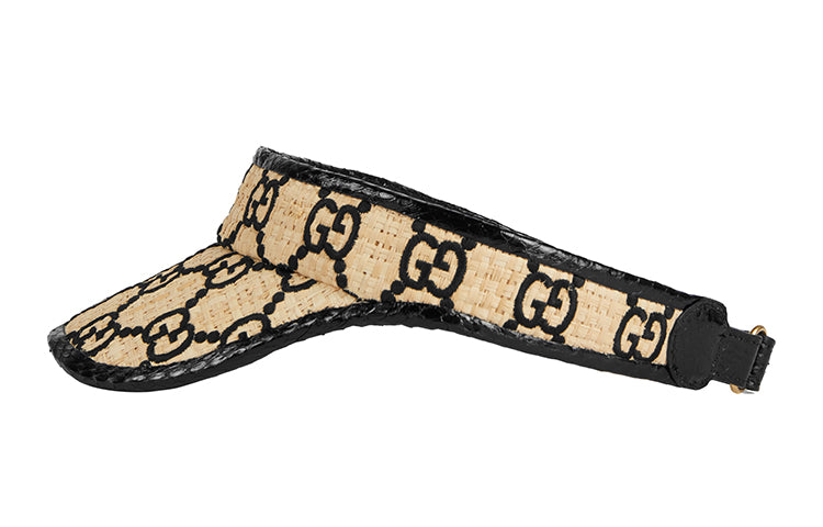 Gucci GG Visor 'Ivory With Snakeskin' 577902-3HH38-9260