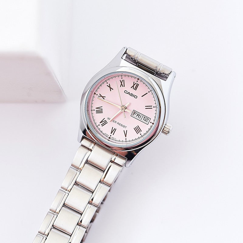 CASIO Waterproof Stainless Steel Strap Silver Analog LTP-V006D-4B