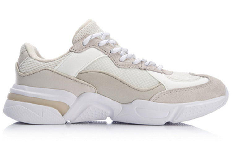 (WMNS) Li-Ning Reverses Classical Light Leisure Low 'Grey White' AGCN382-2