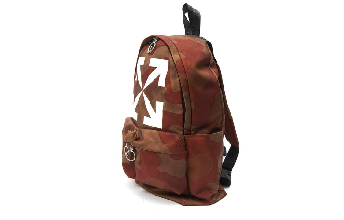Off-White 20 Arrow Printing Nylon backpack Camouflage OMNB003S205210259901
