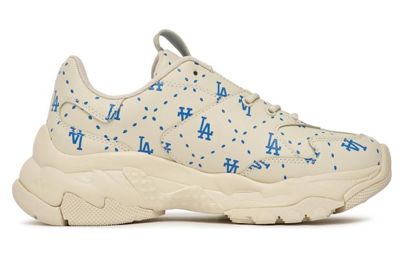 (WMNS) MLB Bigball Chunky Monogram LA Dodgers 'Beige White Blue' 3ASHMS13N-07IVS