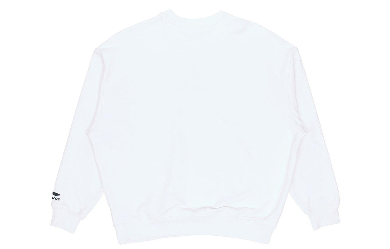 Li-Ning New York Fashion Week Loose Pullover 'White' AWDP737-1