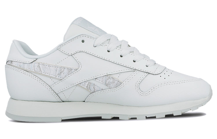 (WMNS) Reebok Classic Leather Low Tops Wear-resistant White CN7413