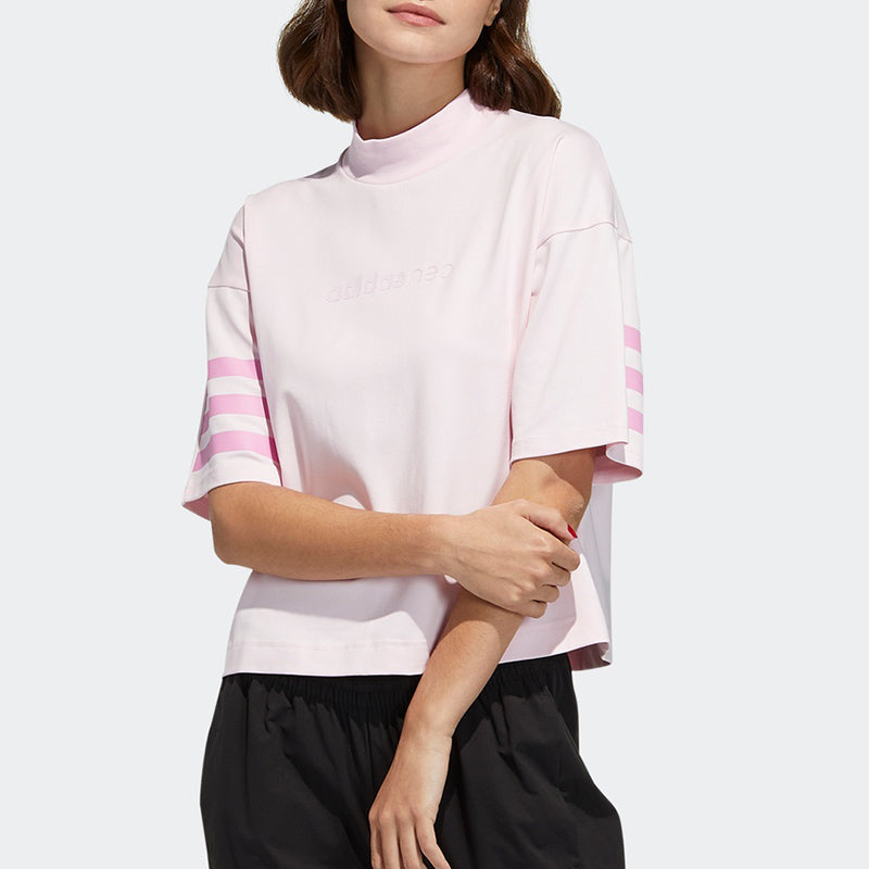 (WMNS) adidas Neo CS MAR T-Shirts Asia Sizing 'Pink' GP5470