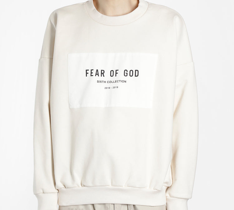 Fear of God Round Neck Pullover Unisex White FOG-SS20-113