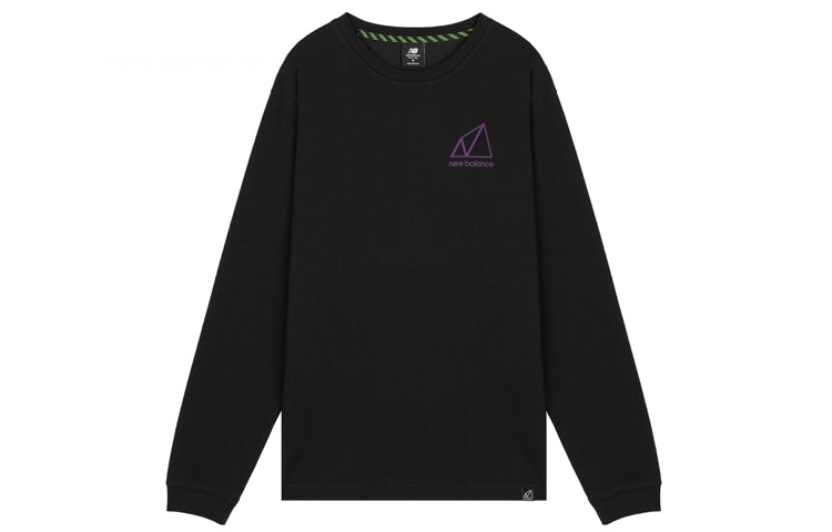 New Balance All Terrain Long Sleeve Top Asia Sizing 'Black Purple' MT11584-BK