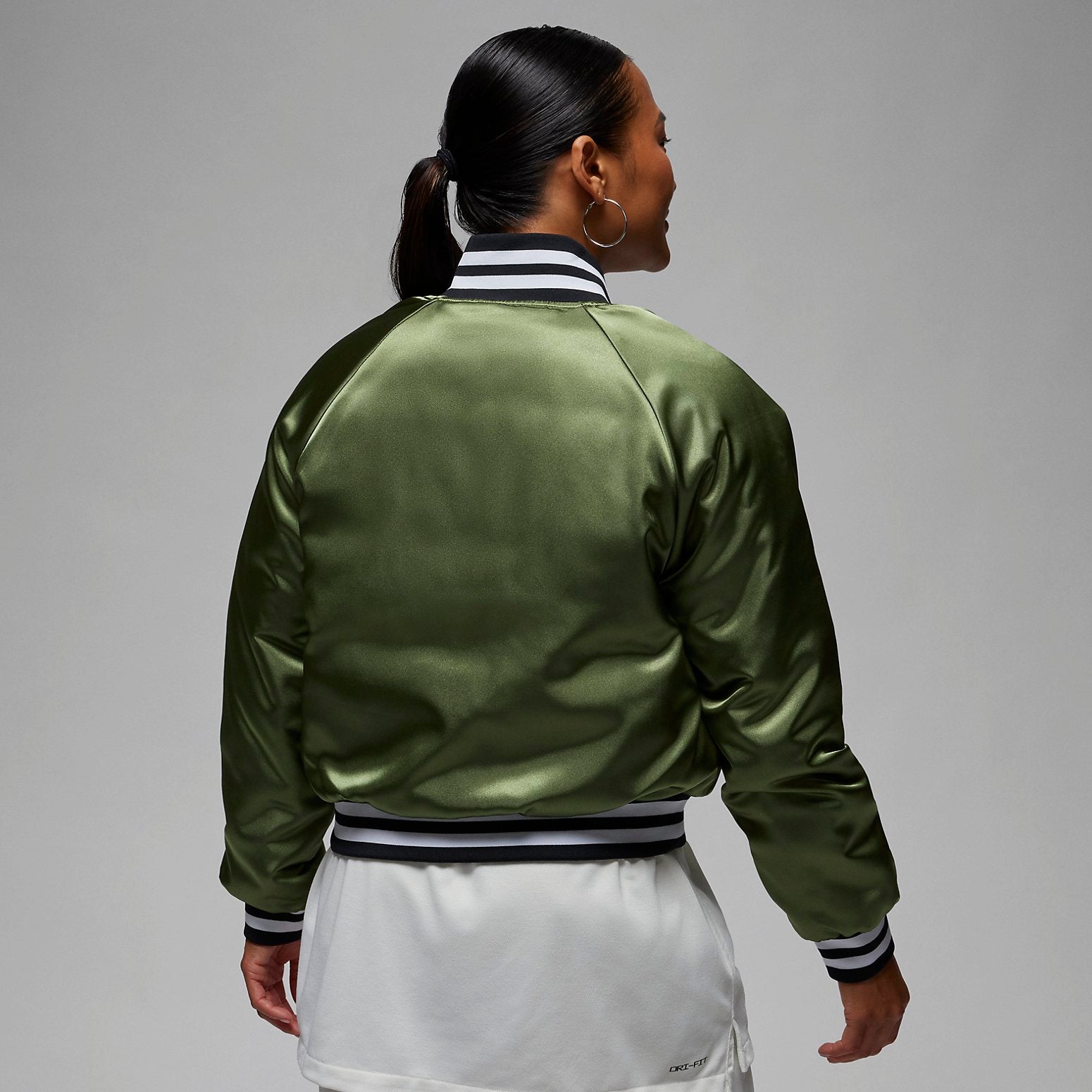 (WMNS) Air Jordan Varsity Jacket 'Green' FB5154-340