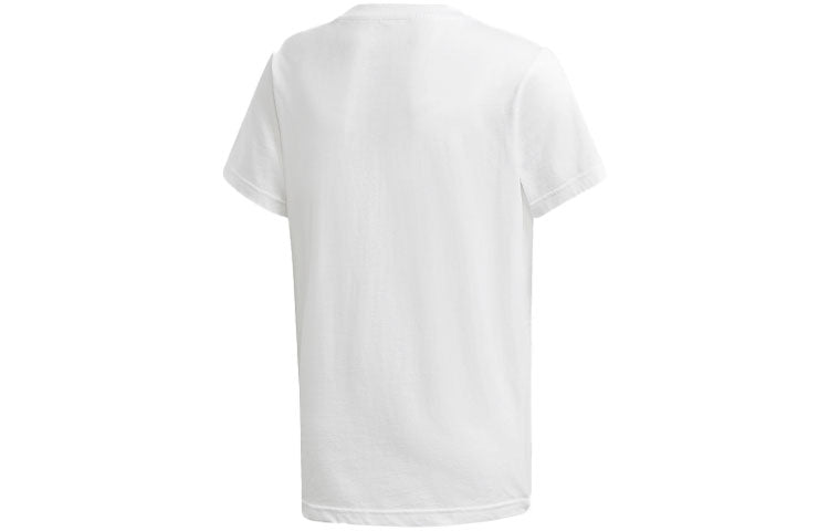 (GS) adidas Originals Trefoil T-Shirt 'White Black' DV2904