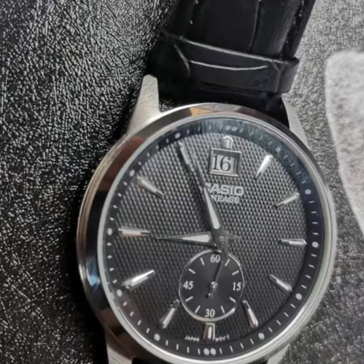 Casio Lineage Analog Watch 'Silver Black' LIN-201D-1AV