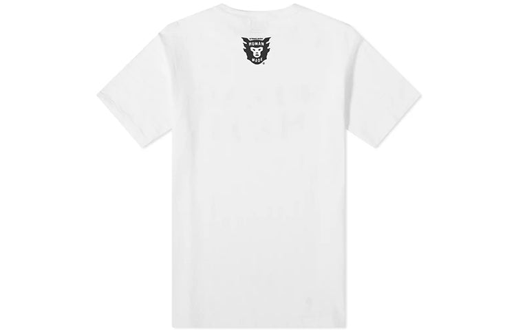 HUMAN MADE Logo Alphabet Printing Short Sleeve White HM19TE005-WHT