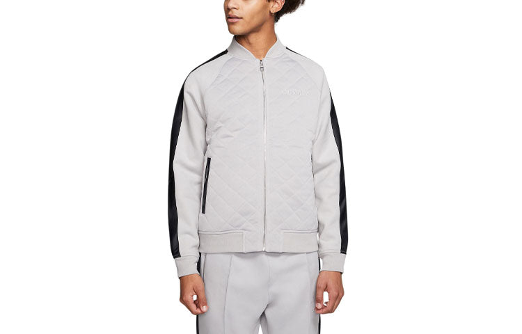 Air Jordan Athleisure Casual Sports Stand Collar Jacket Gray BQ5772-059