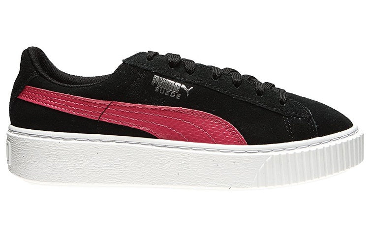PUMA Suede Platform Snake 'Black Pink' 363906-01