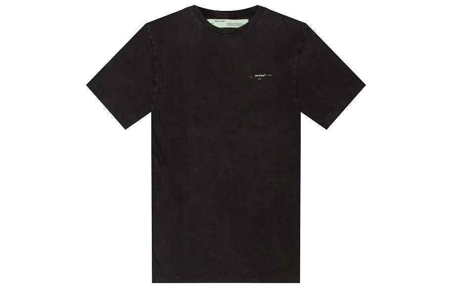 Off-White Arrows Sketch Cotton Short Sleeve Oversized OMAA038E181850021001