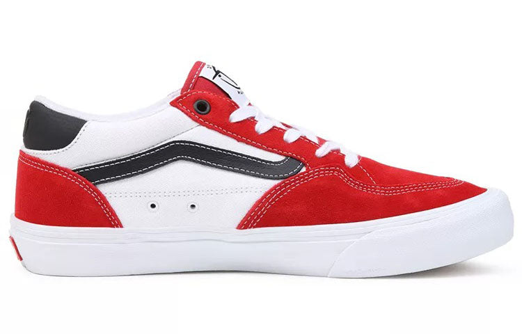 Vans Rowan Low Top Casual Skate Shoes Unisex Red White VN0A5JIC458