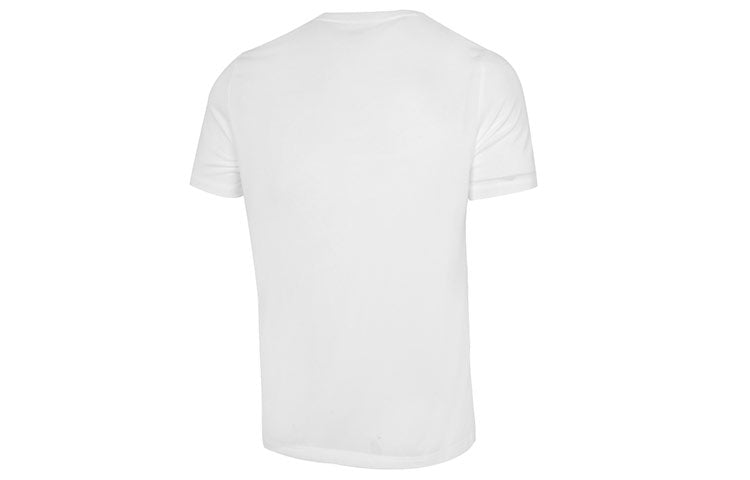 PUMA Large Logo Printing Sports Round Neck Short Sleeve White 588860-02