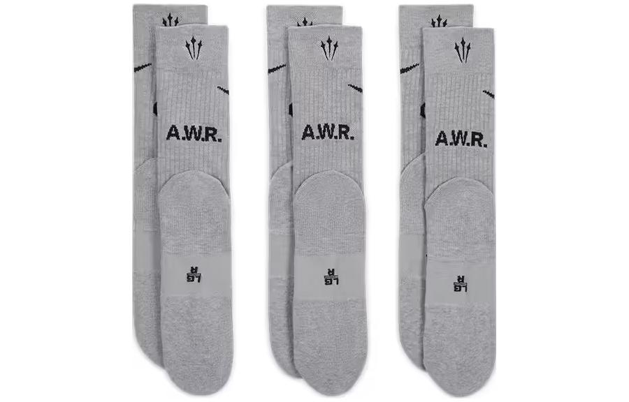 Nike x NOTCA Crew Socks 'Grey Black' DD9240-902